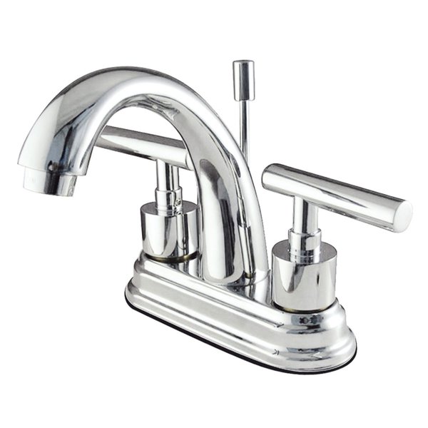 Kingston Brass KS8611CML 4" Centerset Bathroom Faucet, Polished Chrome KS8611CML